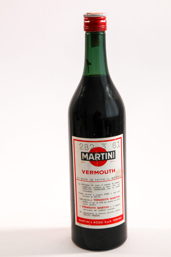 Вермут Martini rosso 1961 "Вид ззаду"