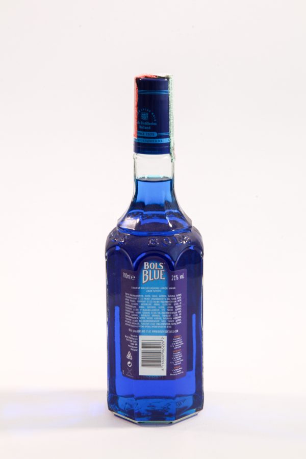 Лікер Bols Blue Curasao "Вид ззаду"