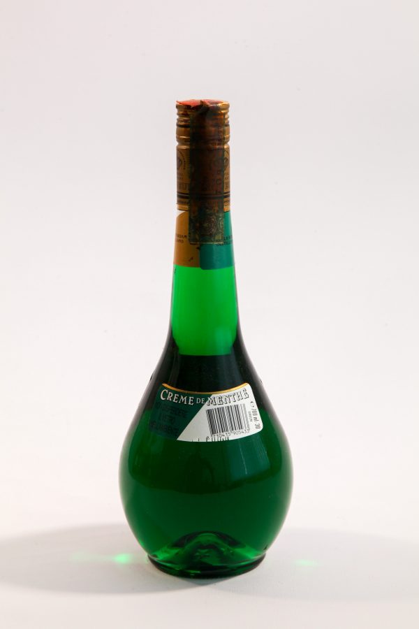 Лікер Bols Teardrop Creme De Menthe 1980х "Вид ззаду"